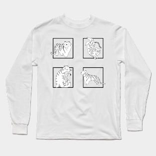 Awkward Tiger Long Sleeve T-Shirt